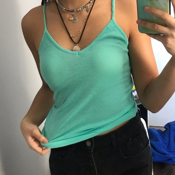 Wilfred Free Turquoise tank top - Picture 2 of 4